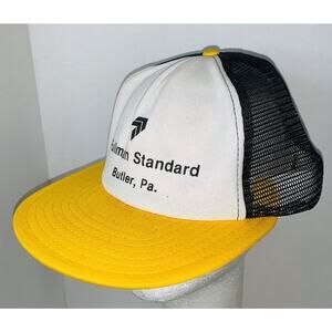 Vintage Pullman Standard Butler PA Cap Mesh Snapback Trucker Hat Train USA NOS